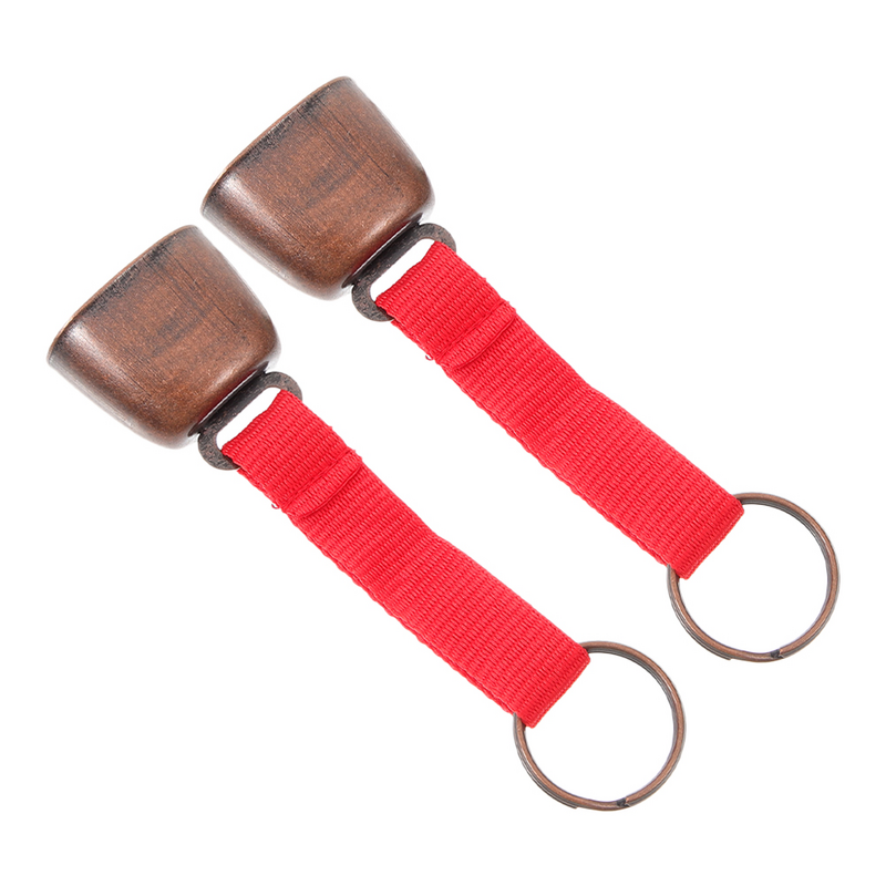 2 Pcs Outdoor Camping Bell Accesories Bear Bells for Ribbon Accessories Warning Metal Iron Small