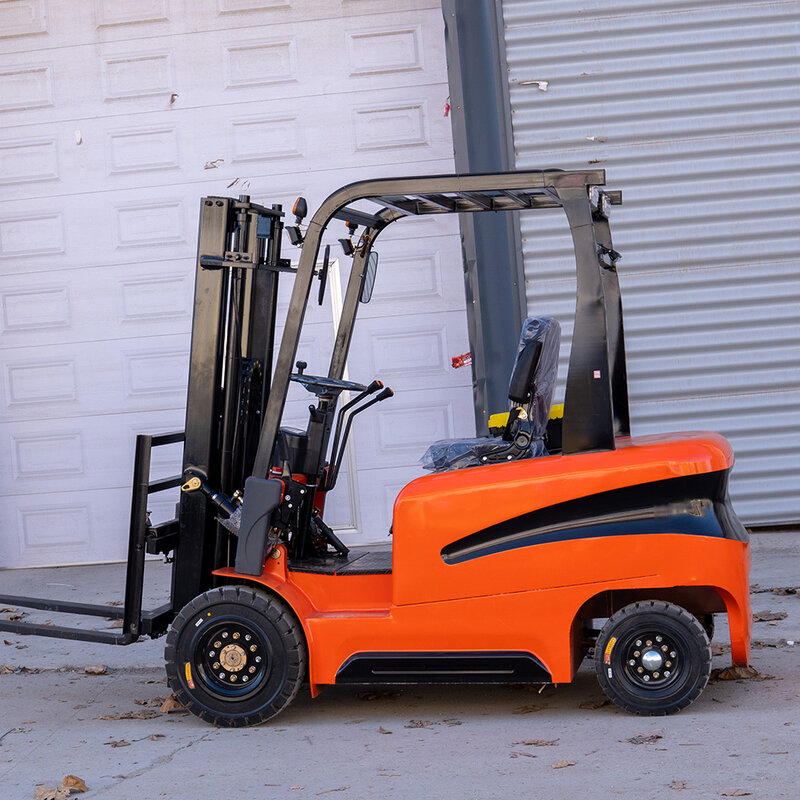 Truk Forklift portabel 4-roda 2t, Forklift listrik Heli efisiensi tinggi untuk gudang