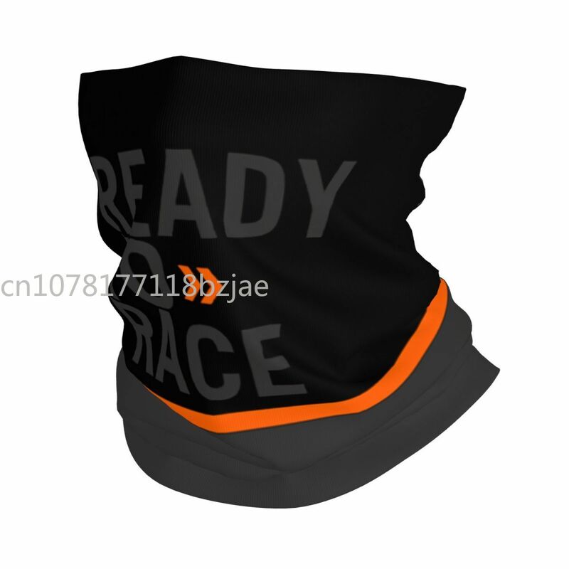Ready To Race Logo Bandana Neck Gaiter Windproof Face Scarf Cover Racing Sport Motorcycle Rider Headband Tube Balaclava
