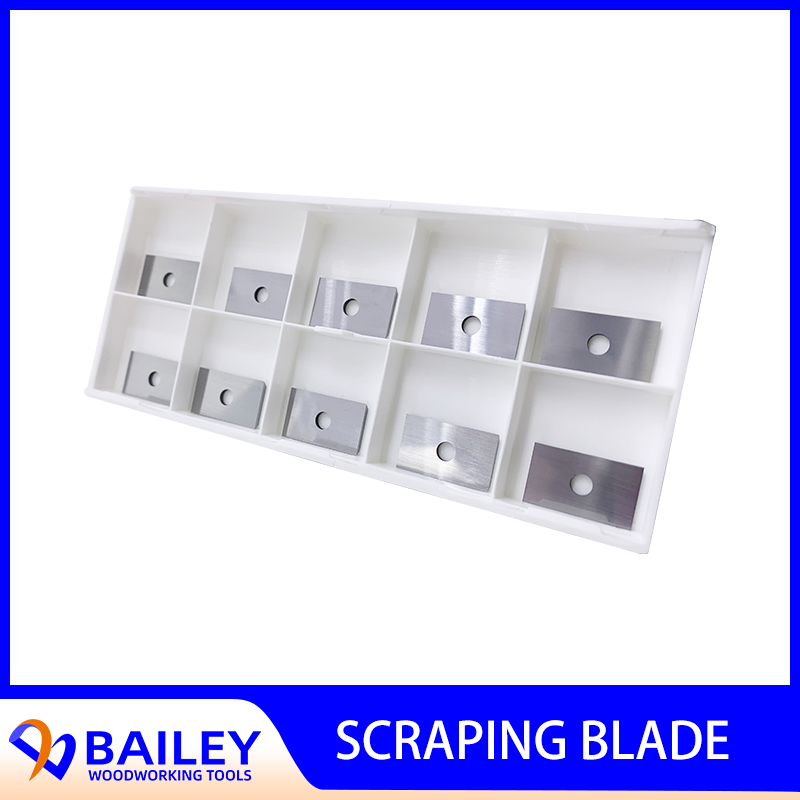 BAILEY 10PCS 20x12x1.5mm Scraping Blade Trimming Knife Fully Automatic Woodworking Tool for Edge Banding Machine