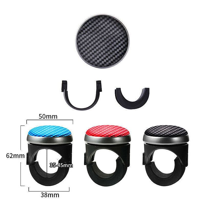 Universal Car 360 Degree Duty Anti Slip Steering Wheel Cover Spinner Knob Handle Booster Grip Hand Control Protective Ball Part