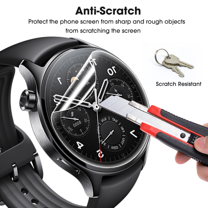 For Xiaomi Watch S2/S1 Pro/S1 Active HD Screen Protector Soft Anti-scratch Hydrogel Film for Xiaomi S1/S2 SmartWatch Not Glass