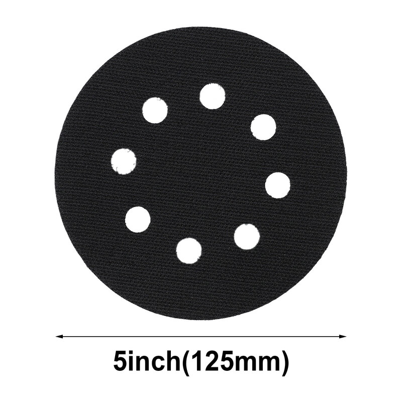 5 Zoll 125mm 8 Löcher ultra dünnes Schutzs chnitt stellen pad für Schleif kissen Klett schleif scheiben Schwamm-Elektro werkzeuge