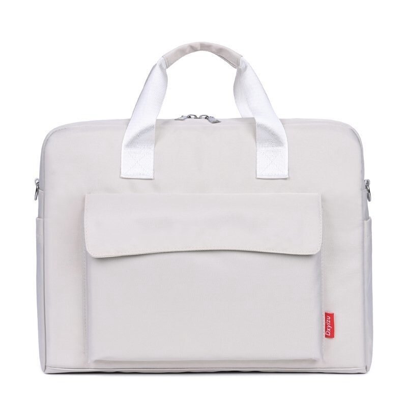 BYMONDY lekki przenośny damski walizka biznesowa wodoodporne torby na ramię mody 15. 6-calowy męski dokument torebka duża