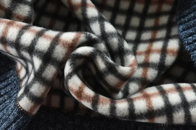 Casaco de lã de caxemira masculino com meia zíper, suéter masculino casual de malha, casaco quente, marca outono, inverno, 2023