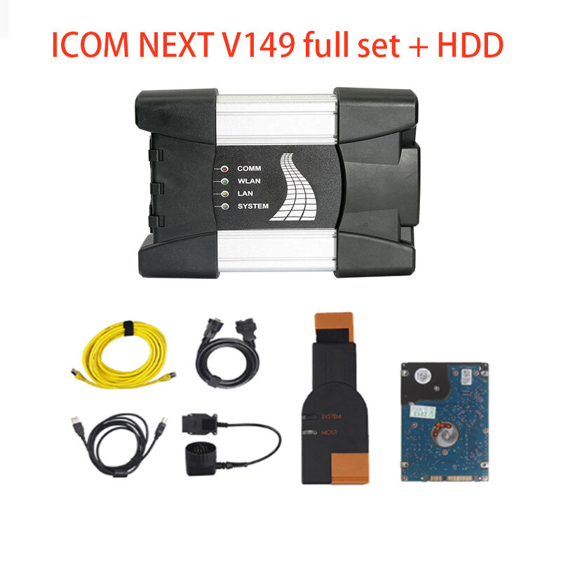 Untuk BMW Firmware V149 ICOM perangkat lunak pemindai berikutnya V2023.3 ICOM A2 alat diagnostik Program Offline mendukung alat perbaikan DOIP