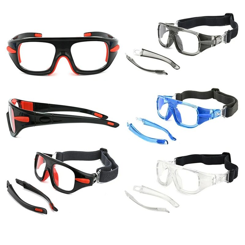 ป้องกันเสมอด้วยแว่นตากีฬาน้ำหนักเบาสำหรับทุกเพศทุกวัยปรับได้แว่นตากีฬาอเนกประสงค์แว่นตานิรภัย