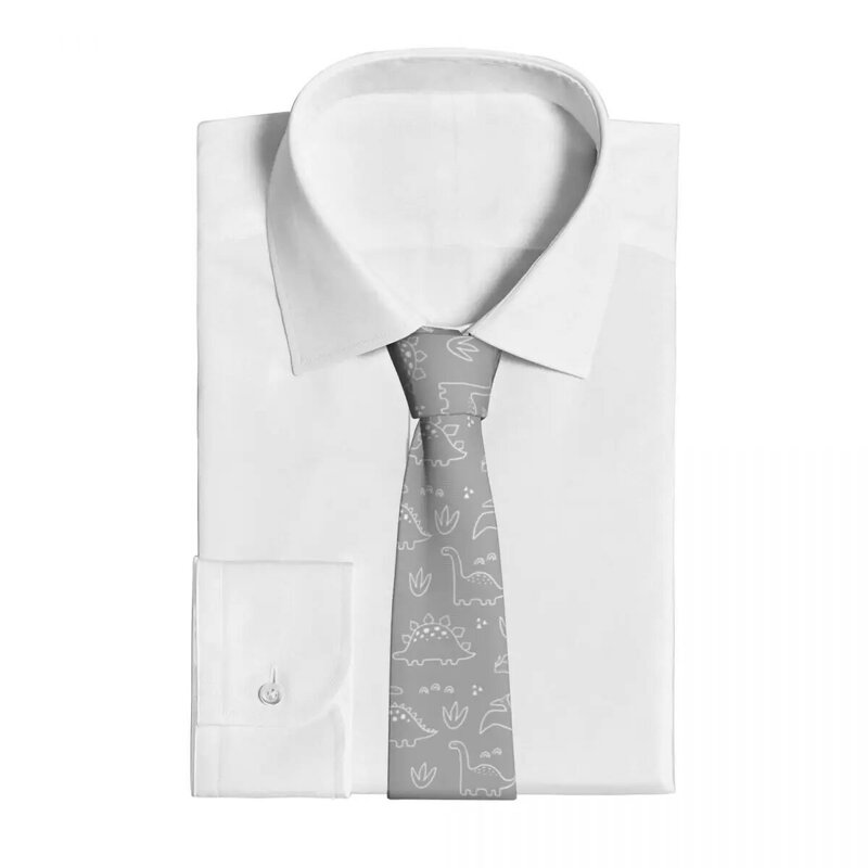 Dinosaurier Männer Krawatten Mode Polyester 8 cm Klassische Neck Krawatte für Herren Anzüge Zubehör Krawatte Geschenk