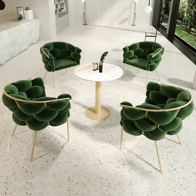Nordische moderne Marmor Tisch und Stuhl Kombination Restaurant Multi-Person rechteckigen Tisch und Stuhl