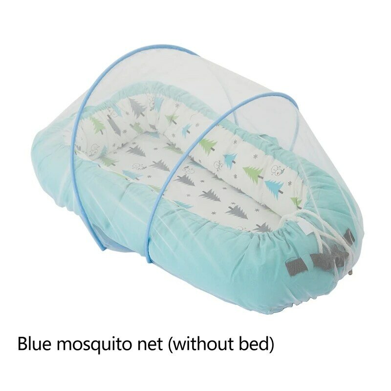 เปลเด็กยุงสุทธิแบบพกพาพับเตียงทารกหลังคาตาข่ายพับเปลแมลงเต็นท์สุทธิ