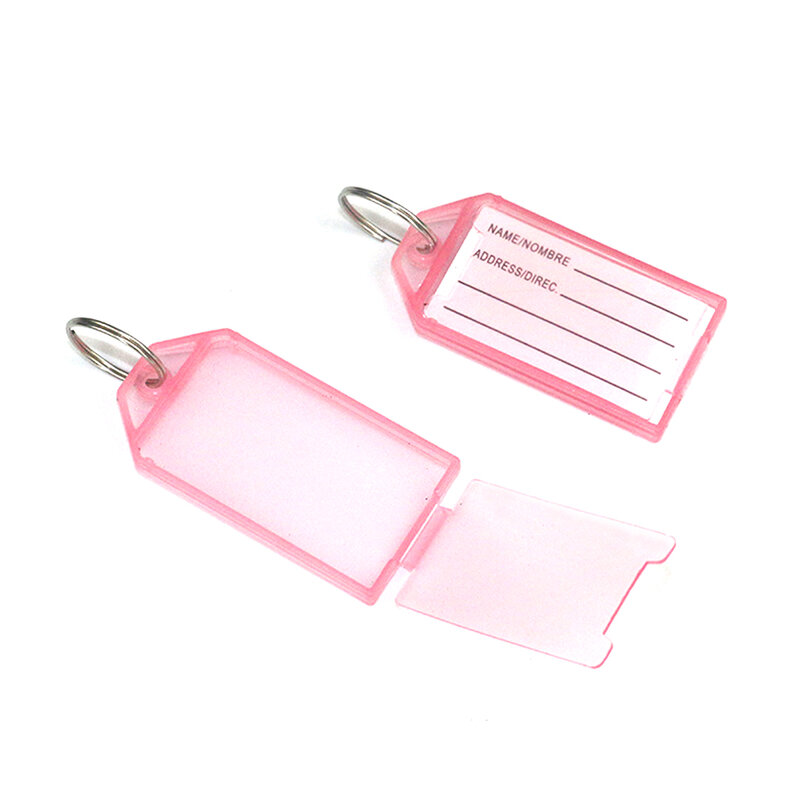 Schlüssel bund Namensschild Gepäck karte Schlüssel ring tragbare Schlüssel anhänger Etikett Tasche