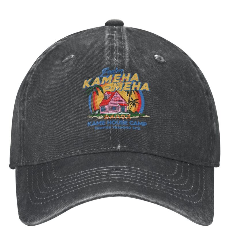 قبعة بيسبول منزل أنيمي للرجال ، شعار المخيم ، الجري ، الهيبي ، قبعة سائقي الشاحنات المغسولة ، للجنسين ، قبعات طباعة الموضة ، جودة عالية