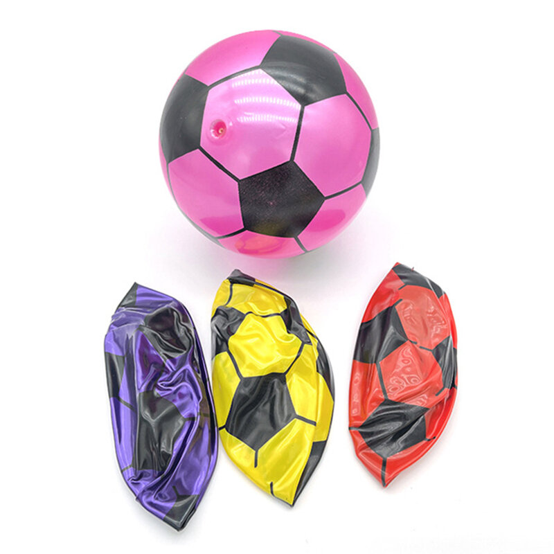 Kinder Fußball mehrfarbig PVC aufblasbare Hand Pat Fußball Sport Spiele Training Outdoor-Spiele Strand elastische Bälle