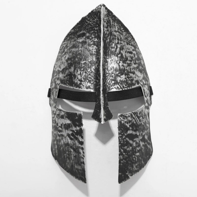 Взрослый Спартанский Рыцарь Шлем спартанская маска древнего греческого воина Хэллоуин Косплей Костюм театра представлений конкурс реквизит
