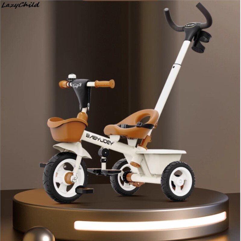 LazyChild-triciclo para niños, coche de Pedal, bicicleta multifuncional para bebé, fuera del deslizamiento, Arma de Dios, caliente, nuevo