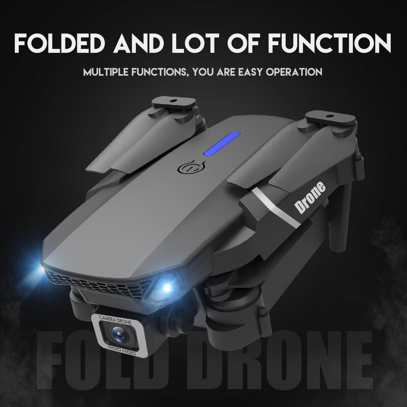 Dron plegable con cámara HD 4K 2023 P, cuadricóptero E88 Pro, WIFI, FPV, gran angular, retención de altura, RC, juguete de regalo, nuevo, 1080