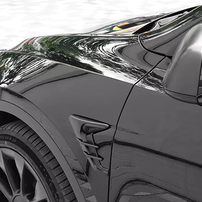 Para dla Tesla Model 3/Y 2021-2023 osłony na boczne lusterka samochodu Panel obudowa wykończenie spoilera osłona przeciwpyłowa kamera flanki modyfikacja dekoracji