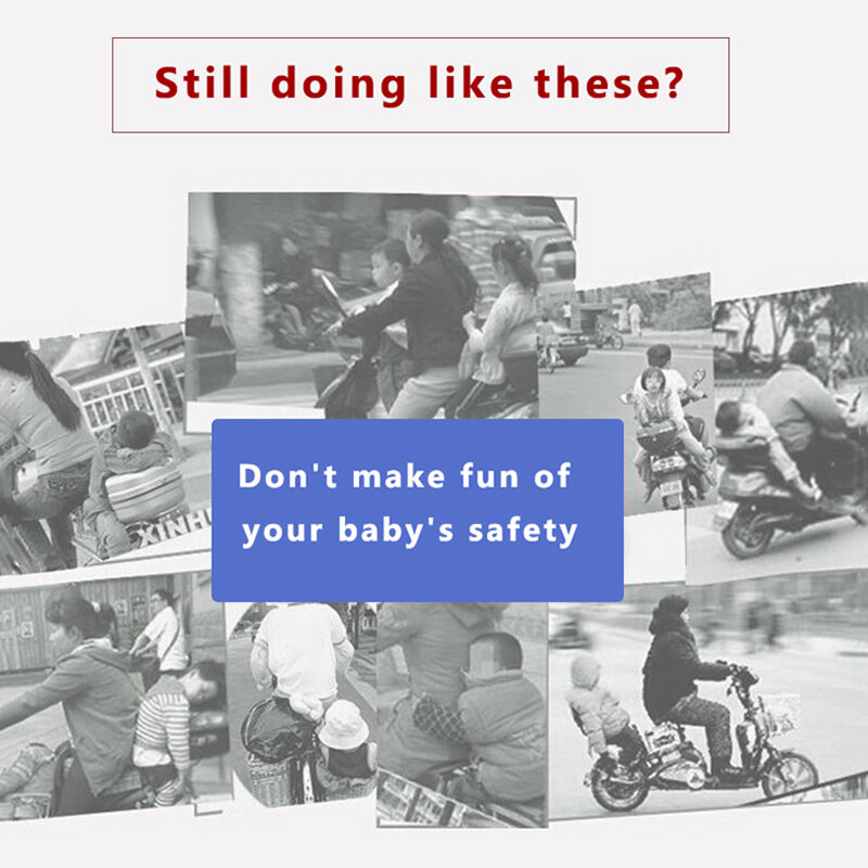 Baby Kids Veiligheid Motorfiets Riem Kind Veiligheidsgordel Rijden Harnas Motor Cycle Baby Bandjes Adem Anti-Val Verlies Bescherming riem