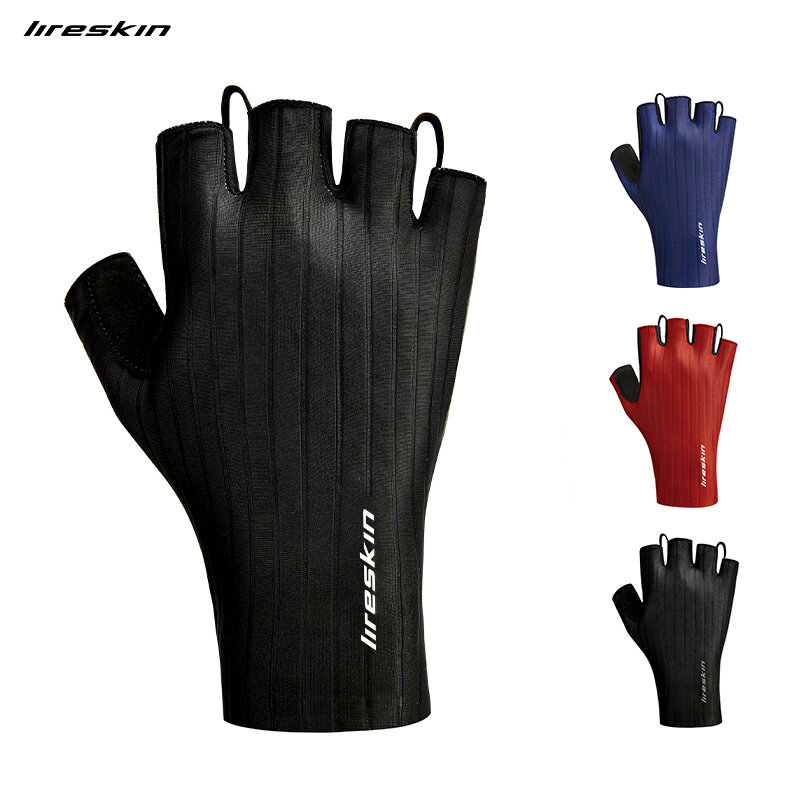 Велосипедные перчатки Liteskin, ударопрочные износостойкие дышащие быстросохнущие перчатки с открытыми пальцами для мужчин и женщин
