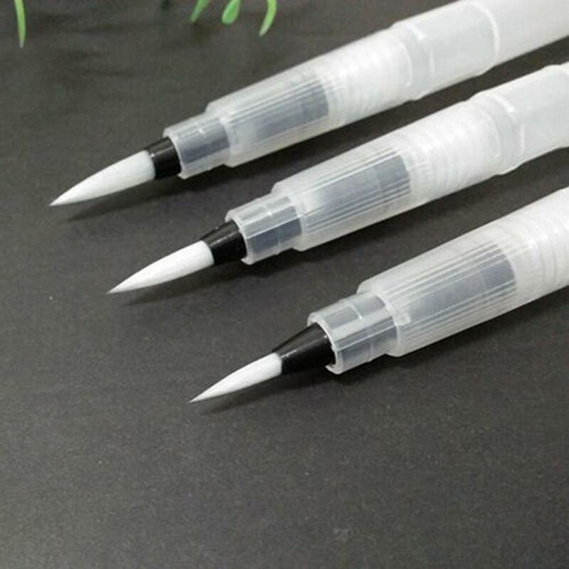 Zachte Aquarel Verf Water Absorberende Borstel Kalligrafie Beginners Pen Ginflash Hervulbare Verfborstel Waterborstel Inkt Verf Pen