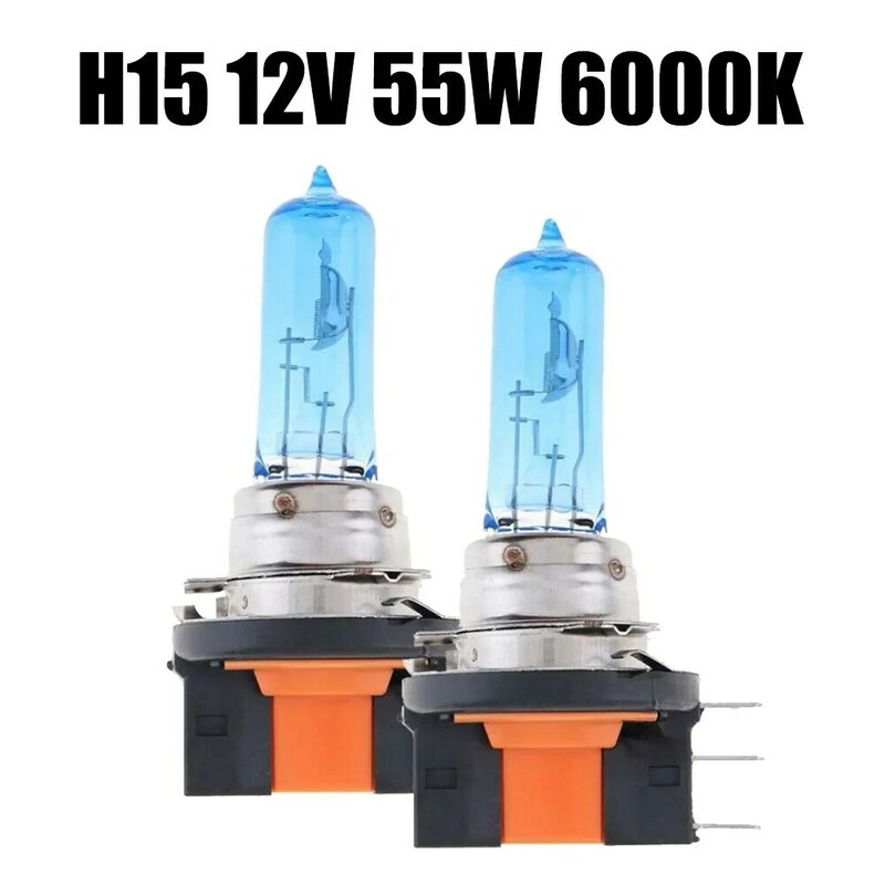 Confezione da 2 lampadine da 2 pezzi lampadine alogene Surround Glow Xenon Gas 55W/12V/24 (A) Super White per lampadina per auto globo luminoso