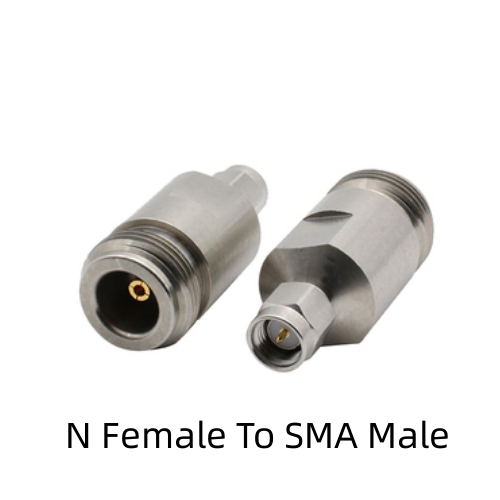 Test ad alta frequenza adattatore da N a SMA N maschio femmina a SMA maschio femmina connettore di prova in acciaio inossidabile 18G