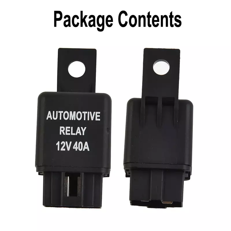 Przekaźnik samochodowy zamienna do świateł przeciwmgielnych do stereo część 1 szt. DC 12V 40A Automotive 4-Pin SPST akcesoria wysokiej jakości