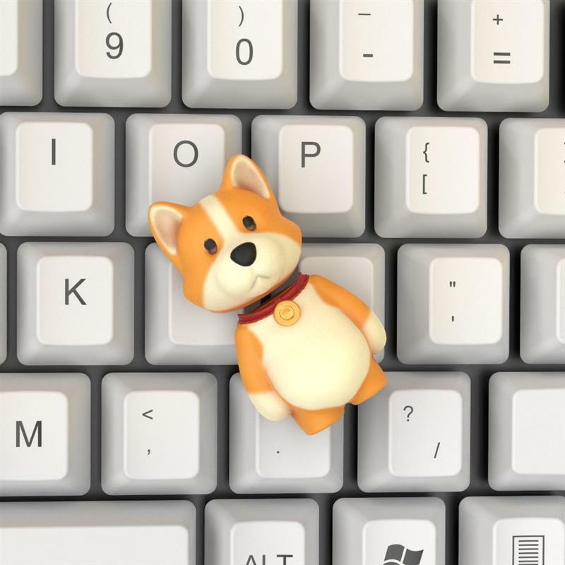 Animal Party Theme Keycaps Cartoon Beast Keycaps DIY Custom Mechanical Keyboard Cute Personalized Keycaps for Cherry MX Switches