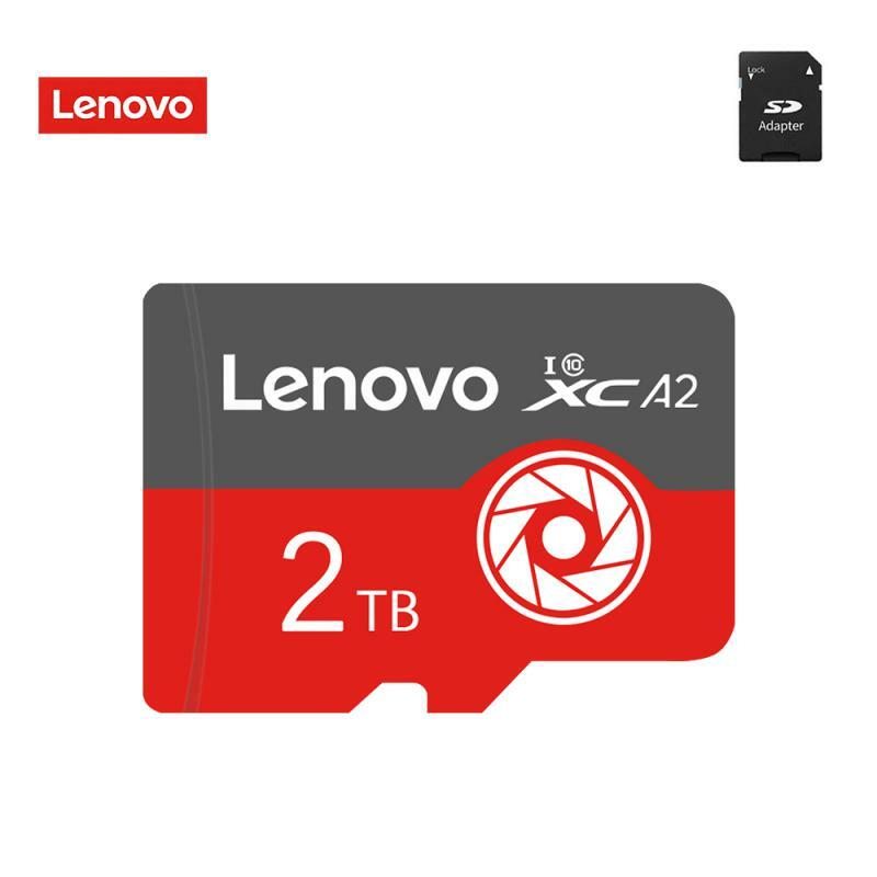 Lenovo-Carte mémoire Micro SD V60 haute vitesse, carte mémoire pour téléphone et appareil photo, 128 Go, 2 To, 1 To, 512 Go, 256 Go