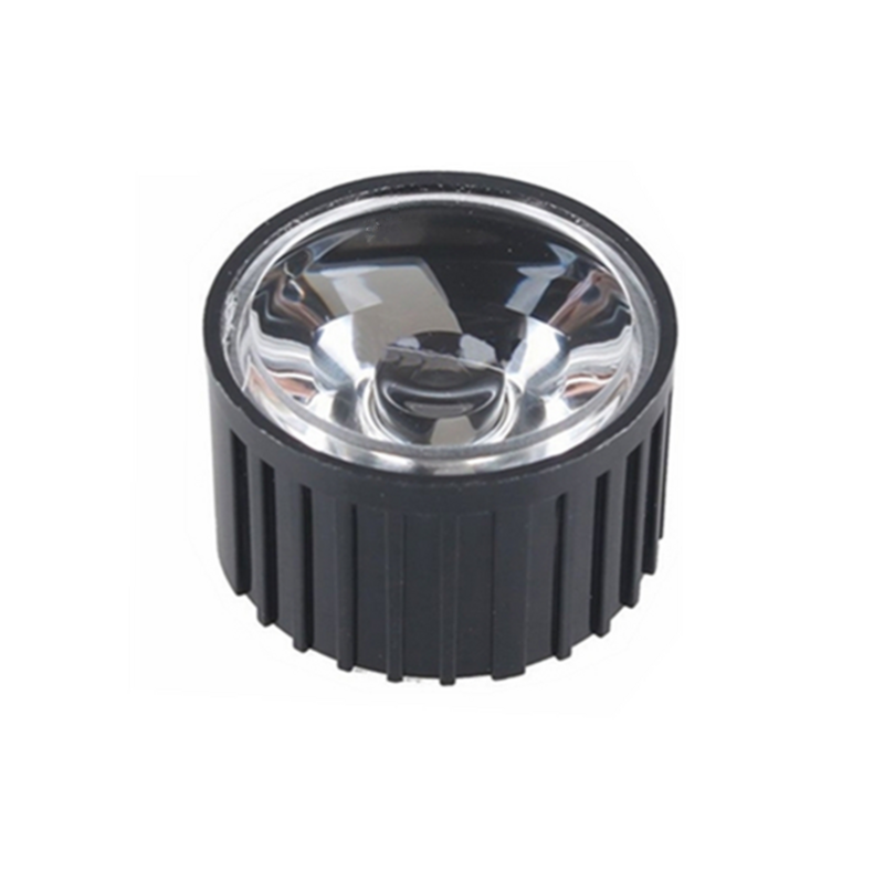 PMMA LED Lens + Suporte para DIY, High Power LED Chip COB Lens, 1W, 3W, 5W, 8, 10, 15, 25, 30, 45, 60, 90, 120 graus, 20mm
