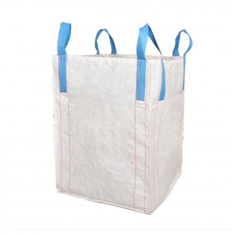 Polipropileno Branco Tecido Big Bag, FIBC Supersack, Produto personalizado, 1 tonelada por saco