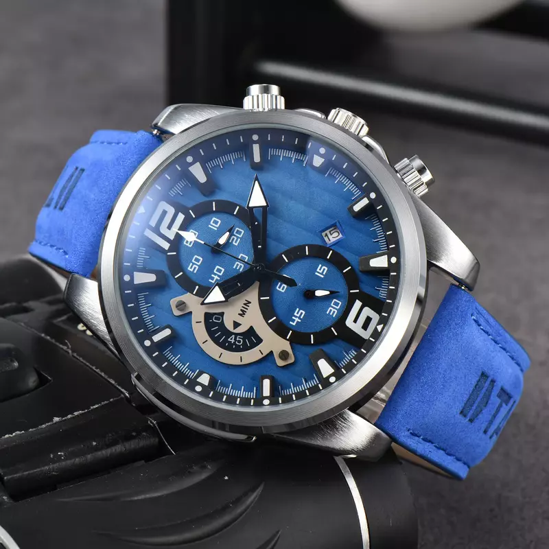Top Sale Luxury Original Brand Quartz Mens Watches Chronograph Daily Waterproof Automatic Date Sport Wristwatch  AAA Male Clocks