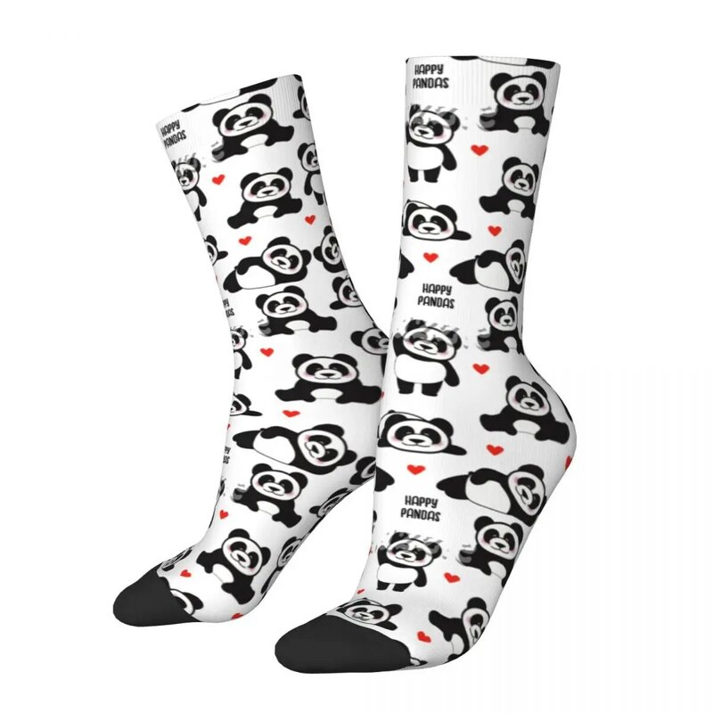 Męskie damskie skarpety Panda kreskówka zwierzęta Super miękkie modne skarpetki nowość produkt średniej podkolanówki niesamowity prezent
