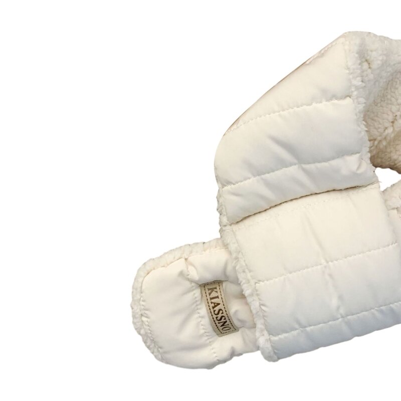 Cachecol infantil para o inverno, cachecol durável lã cordeiro, versátil, para meninos e meninas Y55B