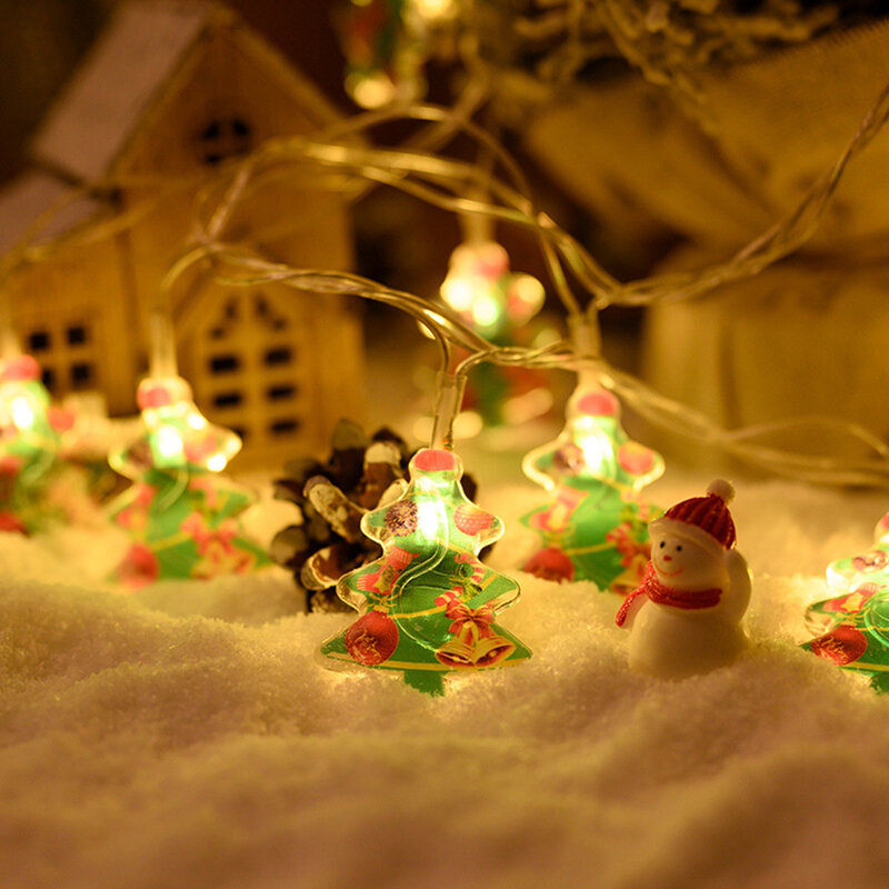 Christmas Light String 10 luci luci per ornamenti di natale IP44 impermeabili per decorazioni per interni regali 1.5m