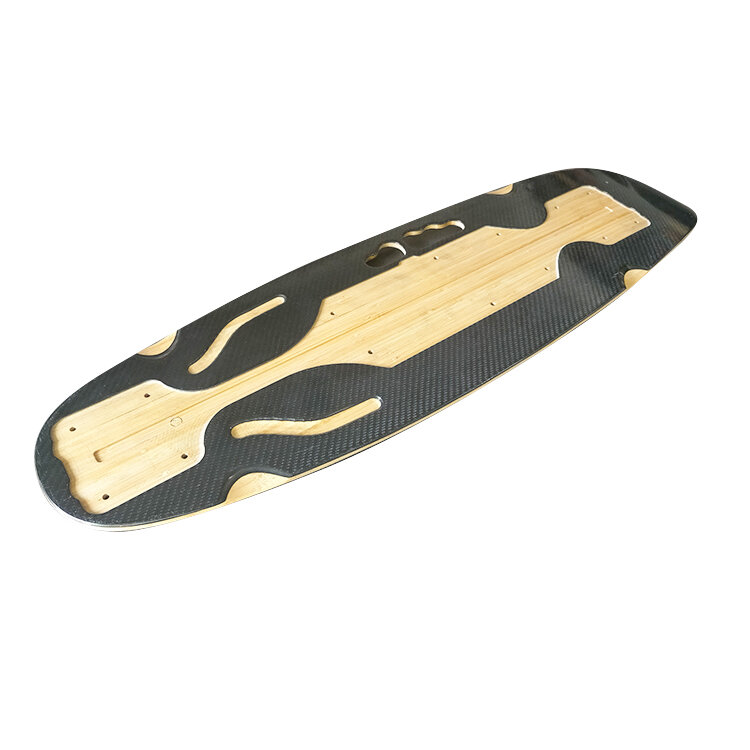 Super Thin Electric Longboard Carbon Fiber Bamboo Canadian Maple Electric Longboard Skate Board Skateboard