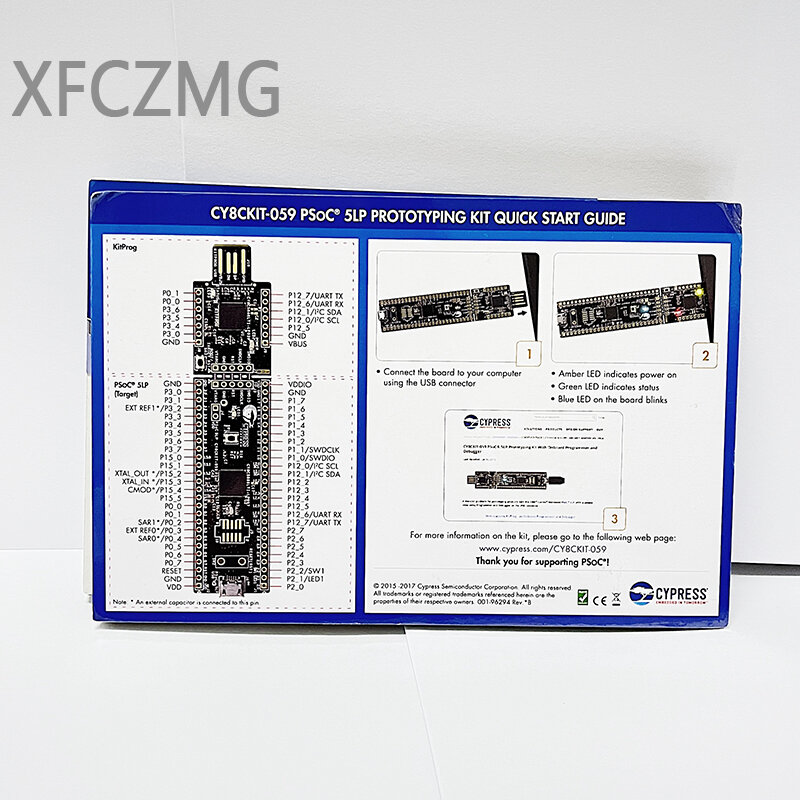 XFCZMG-Placa de desarrollo original CYPRESS SEMICONDUCTOR CY8CKIT, PLACA DE DESARROLLO DE CY8CKIT-059, 1 unids/lote