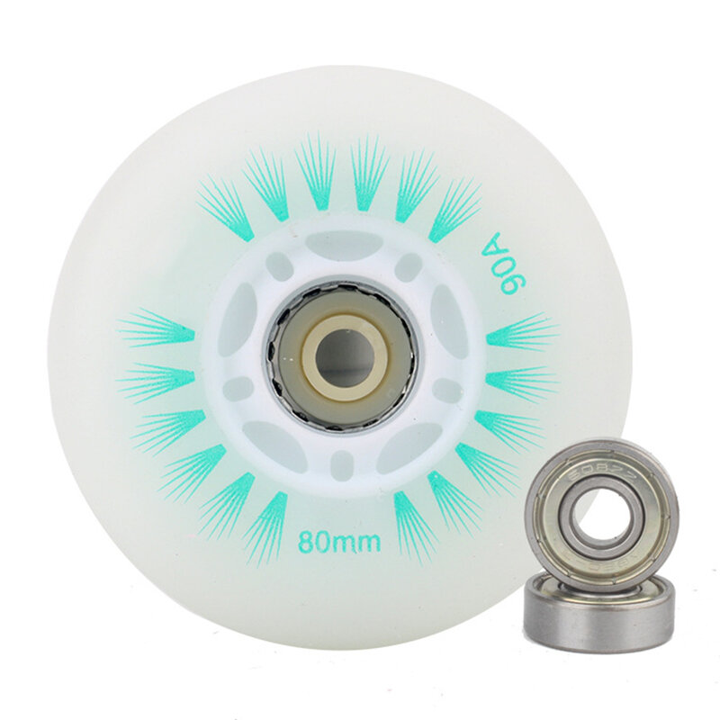 Inline Skate Flash Wheels With Magnetic Core Bearing 64MM-110MM Skate Wheels High Quality Quad Skates Core