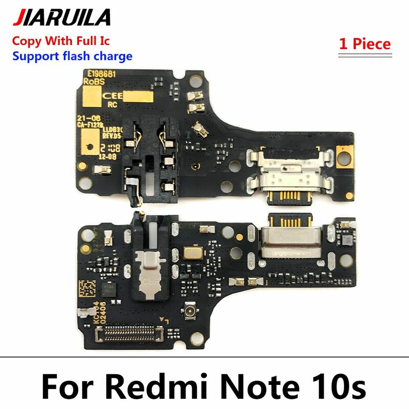 New For Xiaomi Redmi Note 7 8 8T 9 9s 10 10s 11 12 Pro Plus 4G 5G USB Charging Port Dock Charger Connector Board Main Flex Cable