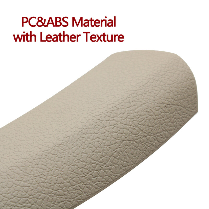 Interior puxador da porta de plástico exterior capa guarnição substituição para bmw x1 x2 f48 f49 f39 2016-2020