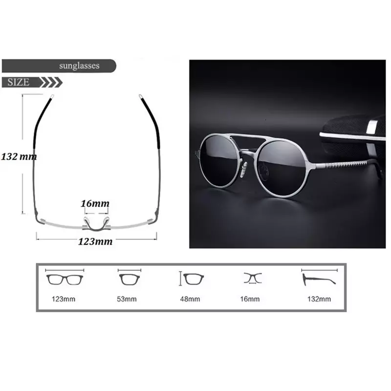 MUSELIFE-gafas de sol fotocromáticas para hombre y mujer, lentes polarizadas de camaleón, antideslumbrantes, para conducir