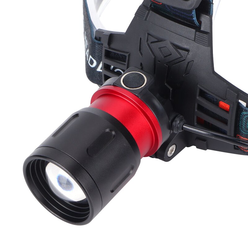 Faro de luz LED roja portátil, faro ajustable USB para caza, detección de Apicultura