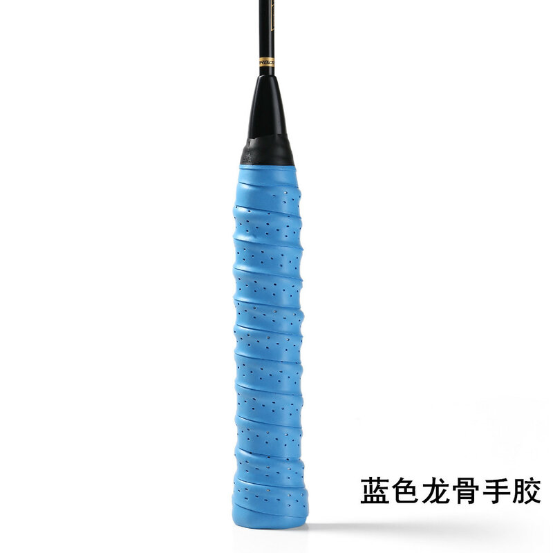 Pegangan raket Anti selip OVERGRIP Badminton Sweatband aksesoris olahraga luar ruangan pita tenis Grip tangan