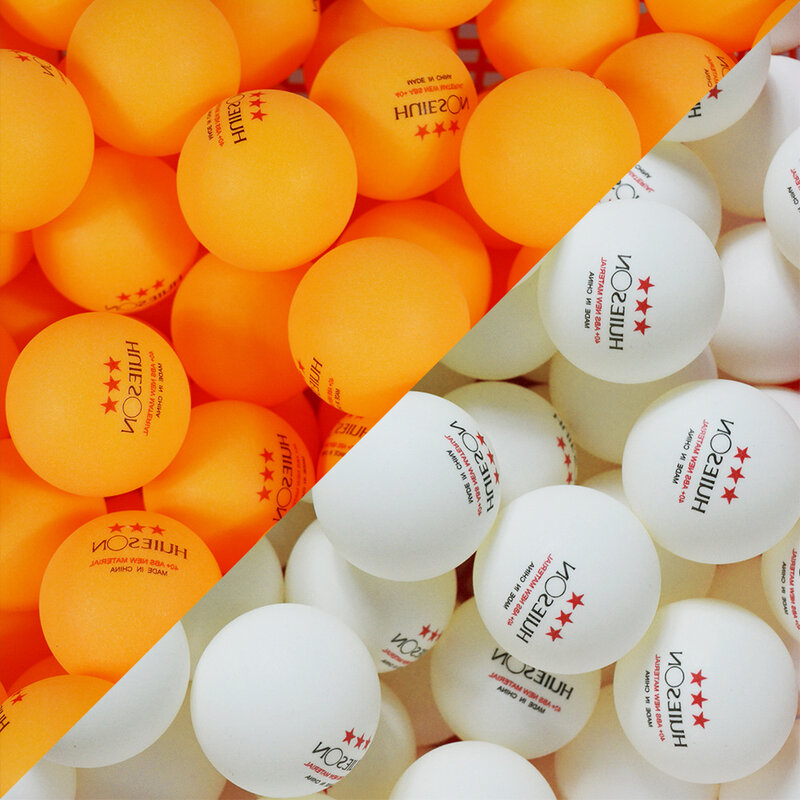 Huison Nieuwe Abs Plastic Tafeltennisballen 3 Sterren 2.8G 40 Mm Pingpongballen Voor Wedstrijdtrainingsballen