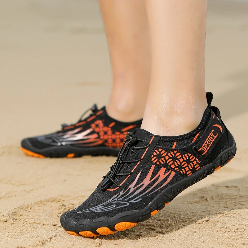 Sapatos de água antiderrapantes para homens e mulheres, solas de borracha, secagem rápida, ao ar livre, praia, natação, escalada, fitness, ciclismo, praia