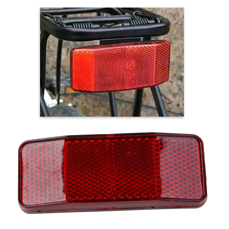 Lampu Reflektor Peringatan Keselamatan Jalan MTB Siklus Sepeda 652D Strip Merah Reflektif