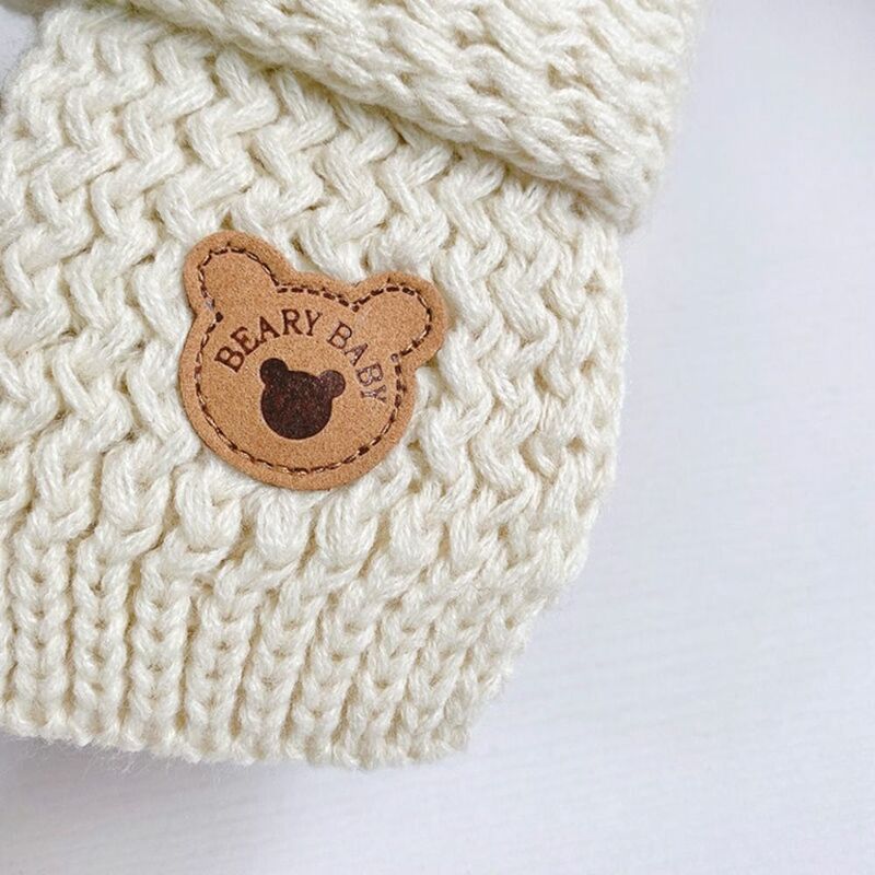 Cute Kids Scarf High Quality Autumn Winter Knitted Neck Collar Solid Color Keep Warm Scarf Kid