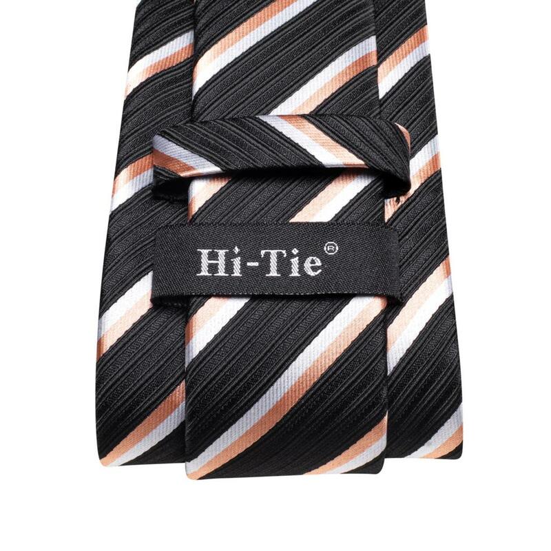 Nuovo Designer di lusso 8.5cm cravatte da sposa per uomo seta Jacquard tessuto Mens cravatta spilla gemelli Hanky Set Hi-Tie all'ingrosso