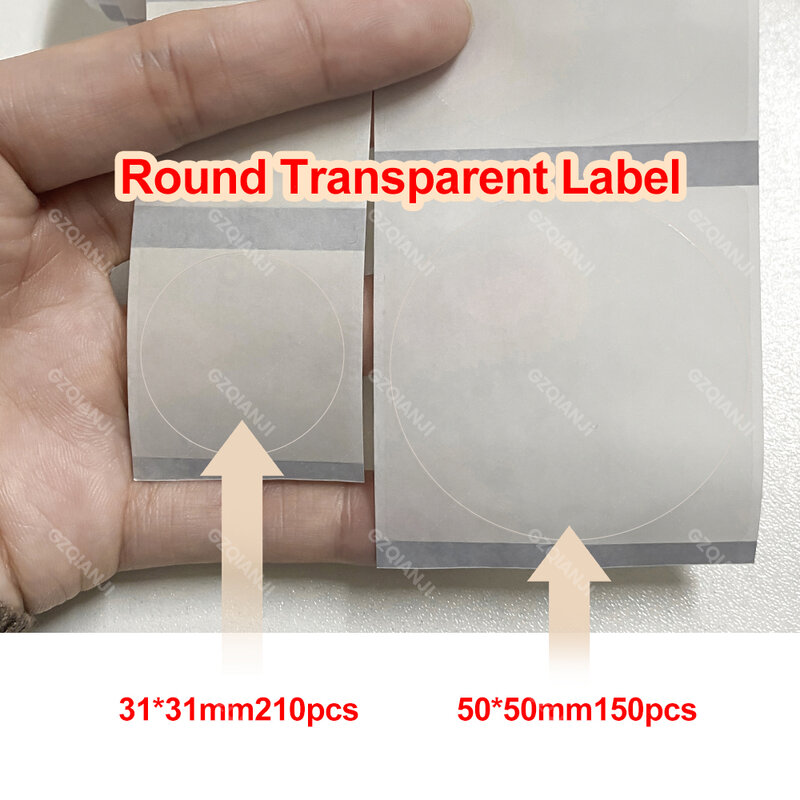 Official Niimbot B21 B1 Transparent Rolls Paper Waterproof Tearproof Sticker Adhesive Label Papers For Niimbot Printer Maker B1