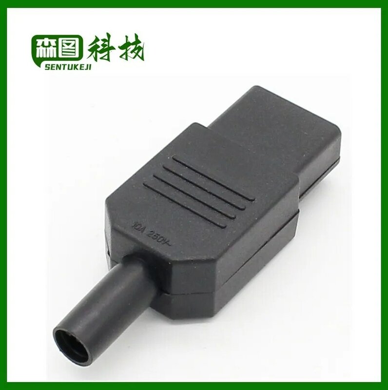 Baru harga grosir hitam IEC 320 C13 steker betina konektor daya nirkabel 3pin soket 10A /250V